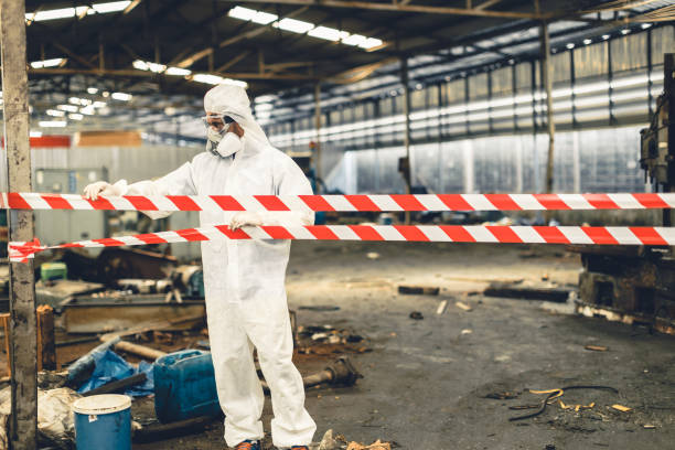 Professional Drug Lab Cleanup technician working in De Soto, IL